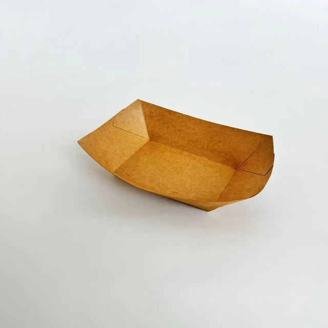 13oz paper boat tray disposable paper food tray takeaway