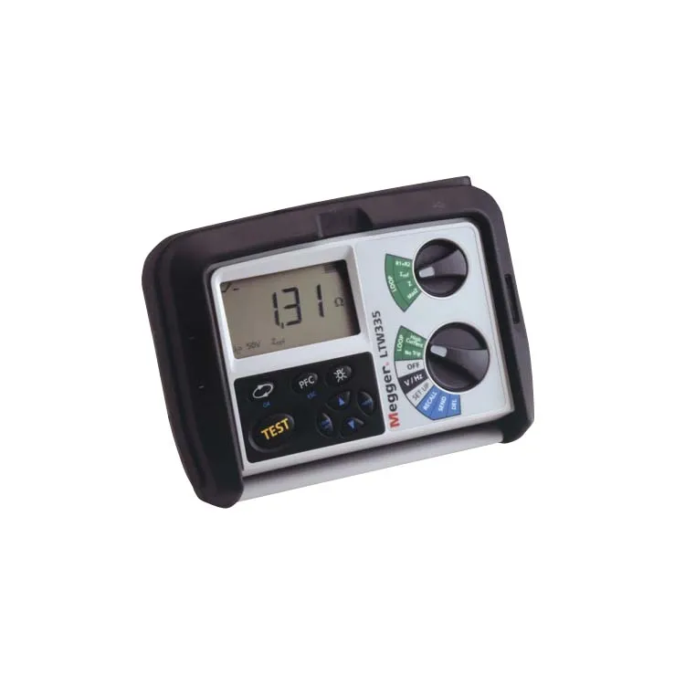 Megger LTW425-EU-BS Loop Impedance Tester (High Resolution) - Two Wire Non Tripping USB Plug Test Lead + unfused Lead Set