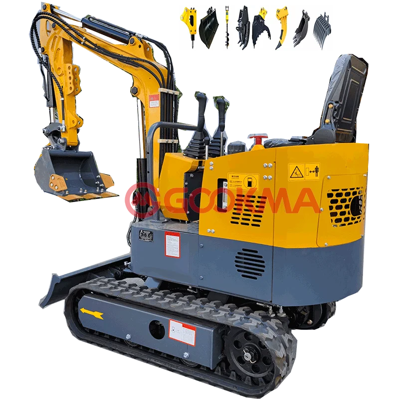 small excavator  mini crawler excavator Mini Excavator Crawler Backhoe with thumb Garden Farm Site