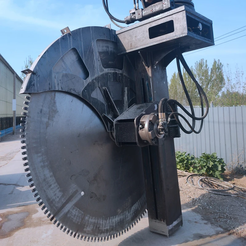 High Quality Security Hydraulic Excavator Rock Saw to Rotate 360 Degrees in Secondscut Vertically or Horizontally