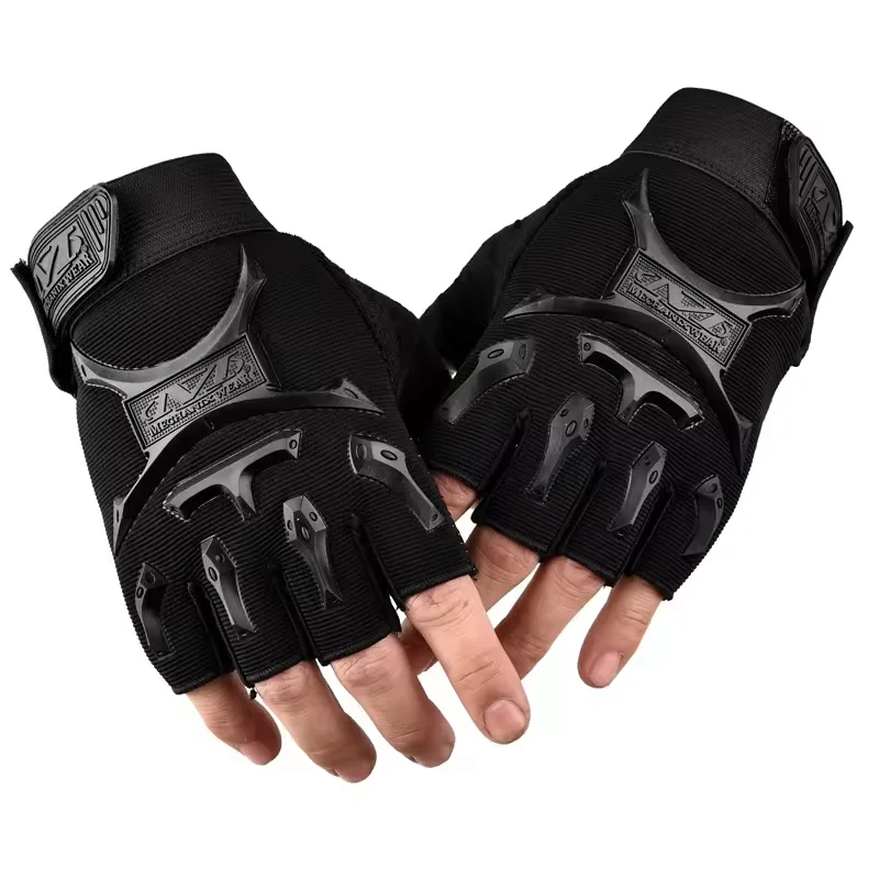 Sports cycling fitness half-finger gloves anti-slip wear resistant tactical gloves