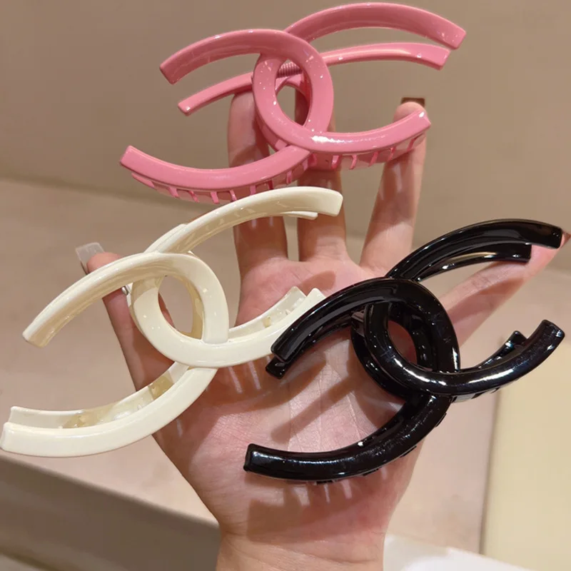 Acrylic Barrettes Fashion Graceful Online Influencer Same Style Back Head Grip Shark Clip Personality Minimalistic Headdress Hai