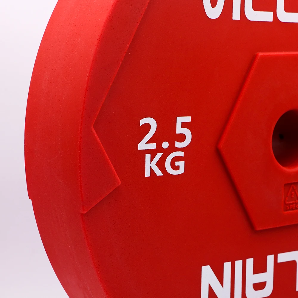 Wholesale PE Plastic Technique Bumper Plates 2.5Kg & 5Kg