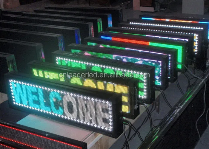 Shenzhen led factory  p10 outdoor messgaes/text led display panel led board