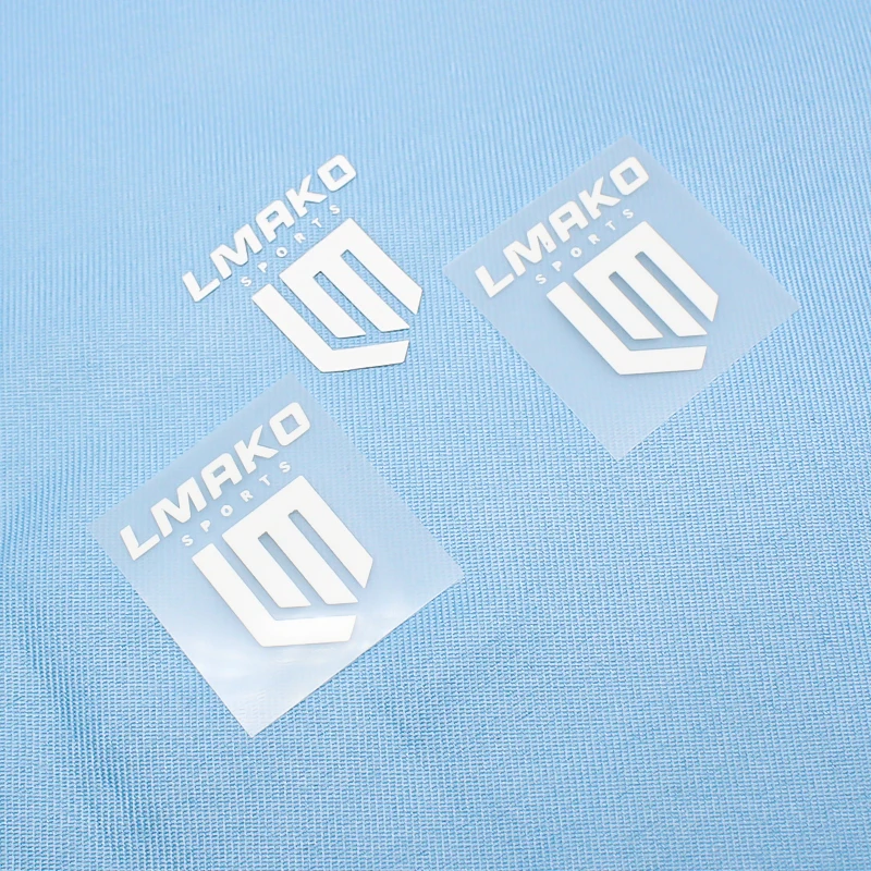 Factory Silicone Heat Transfer Label for Clothing 3D Custom Logo Offset Embossed Logo Iron On Clothing Label Tags