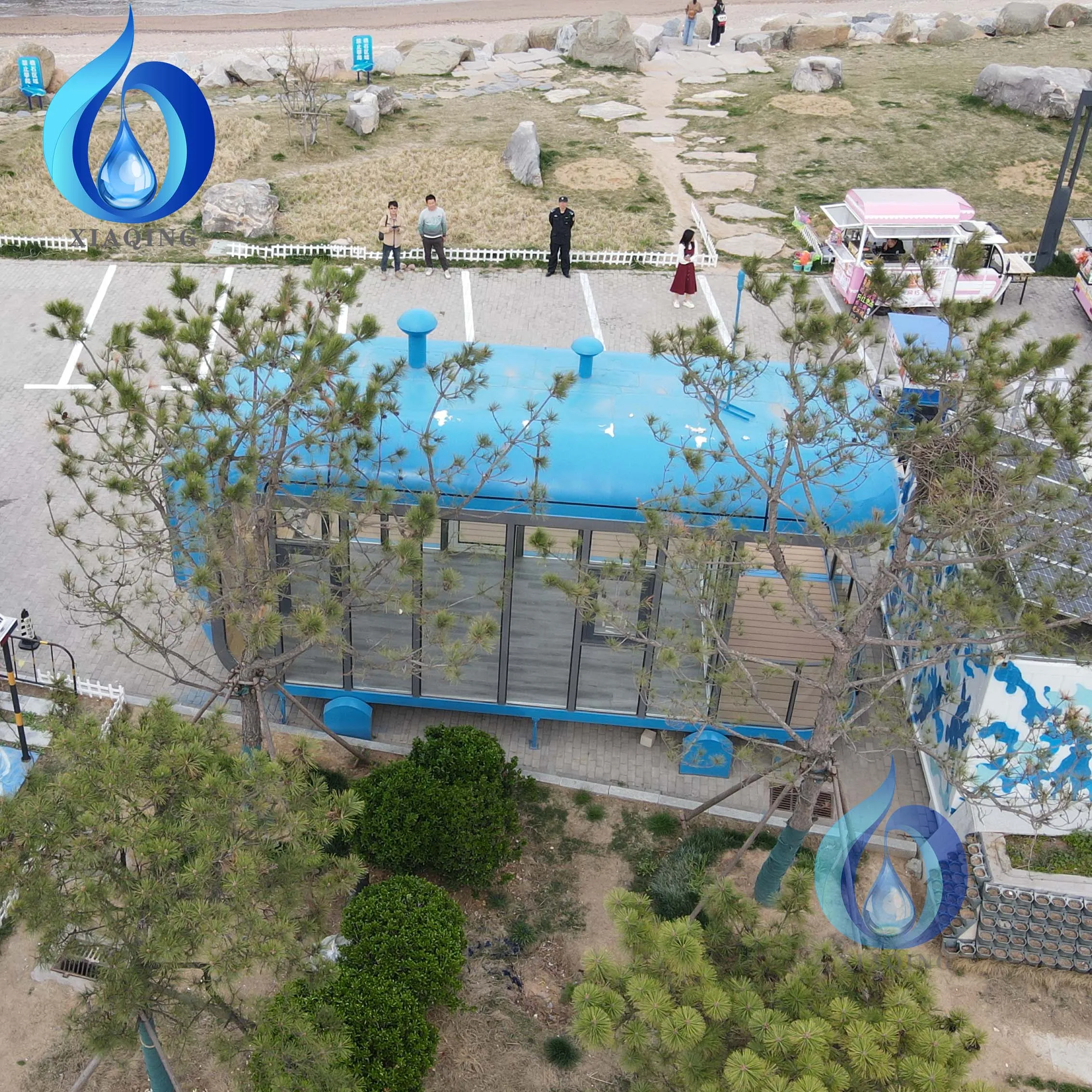 Factory Custom mobile prefab cabin house modular tiny house with bathroom for sale