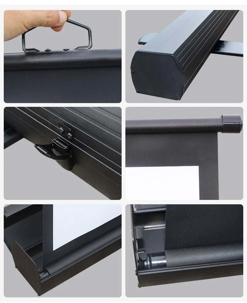 60 дюймов 4:3 напольный проекционный экран/портативный напольный экран проектора