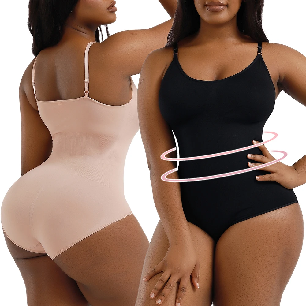 Wholesale Plus Size Sculpting Tong body Shaper Women Tummy Control Spandex Polyester Seamless Tank top Butt Lifter Shapewear