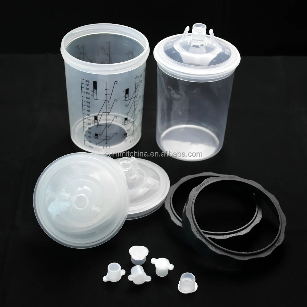 Новые автомобильные системы краски с черным кругом 800 мл для измерения краски