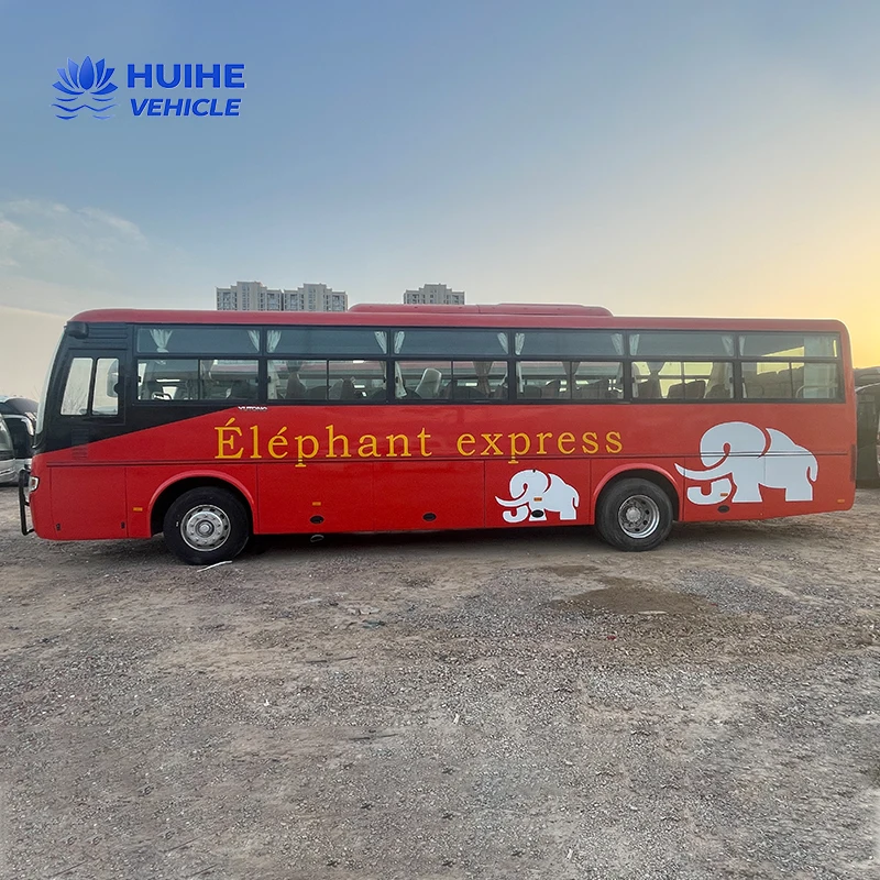 luxury Second Hand Bus11m Meter Front Engine Large School  Bus 51 Seat Used Bus Prices