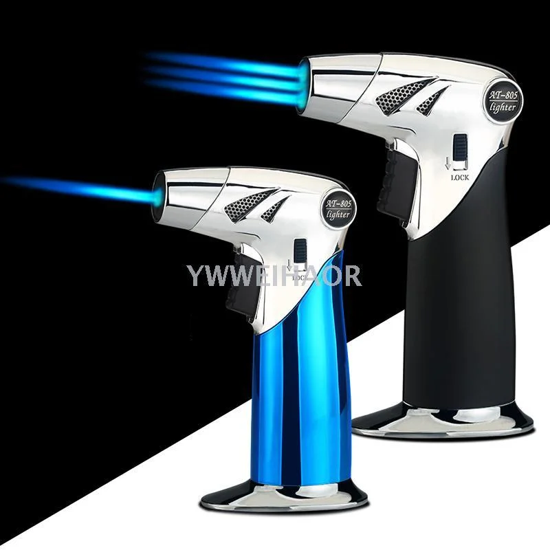 Customized portable windproof lighter jet flame electronic windproof cigarette lighter