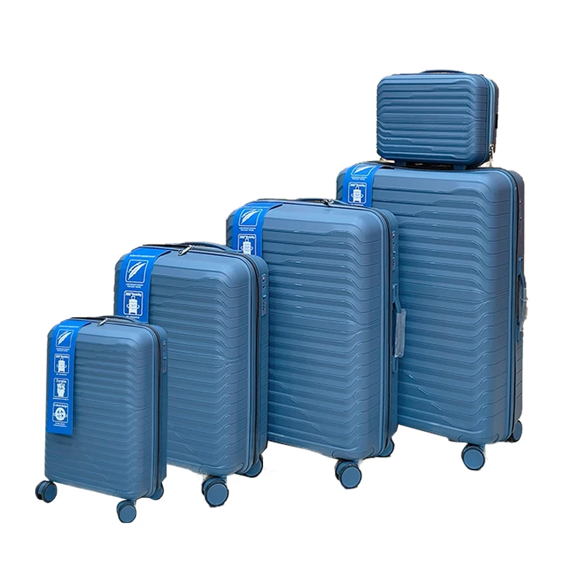 MARKSMAN Suitcase Travel New Fashion pp Luggage Luggage Tags Plastic Quality Rack Bag PP Luggage
