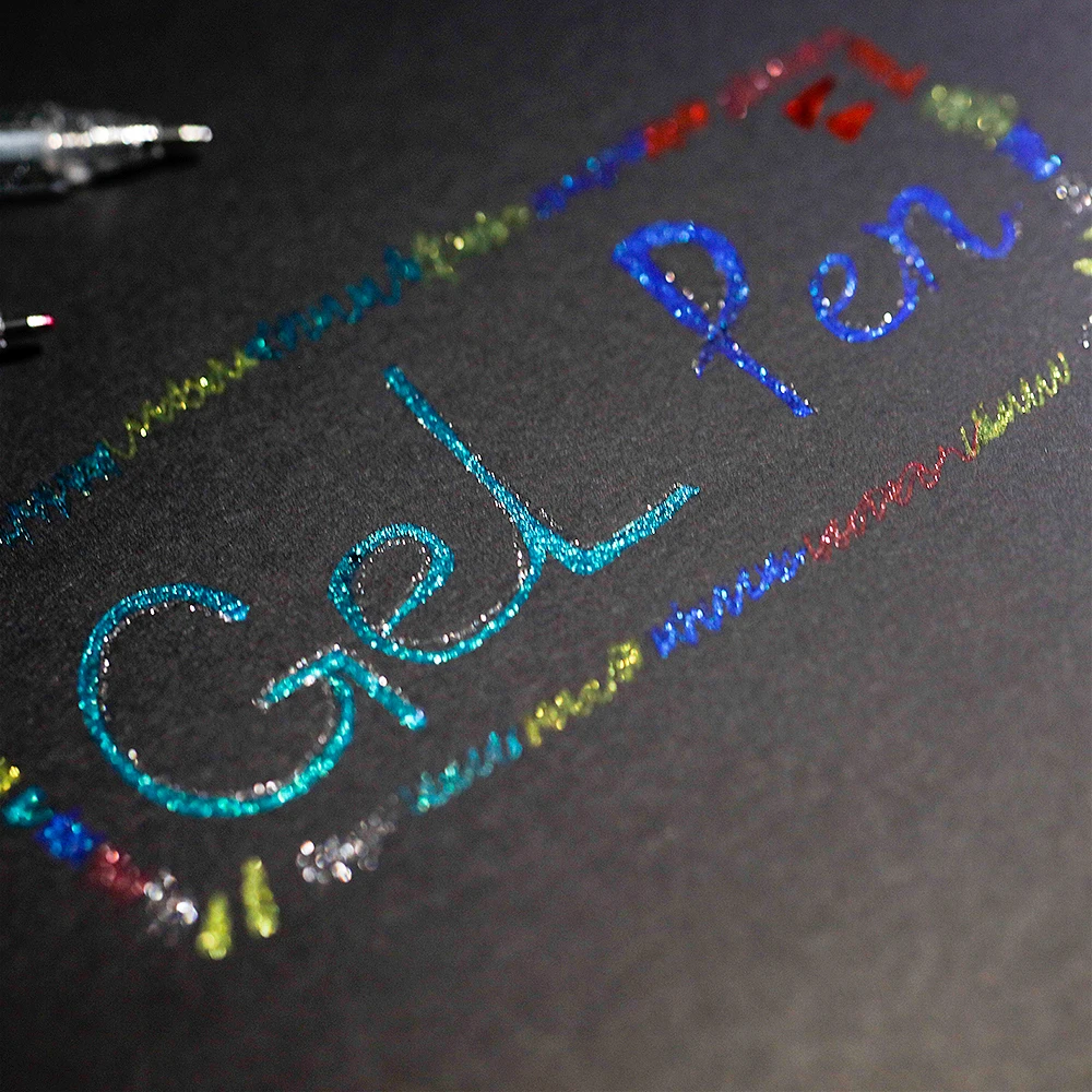 Wholesales Coloring Set Gel Pens Colors Gel Ball Pens, Professional Artist Ink Glitter Gel Pens For Art Drawing Painting