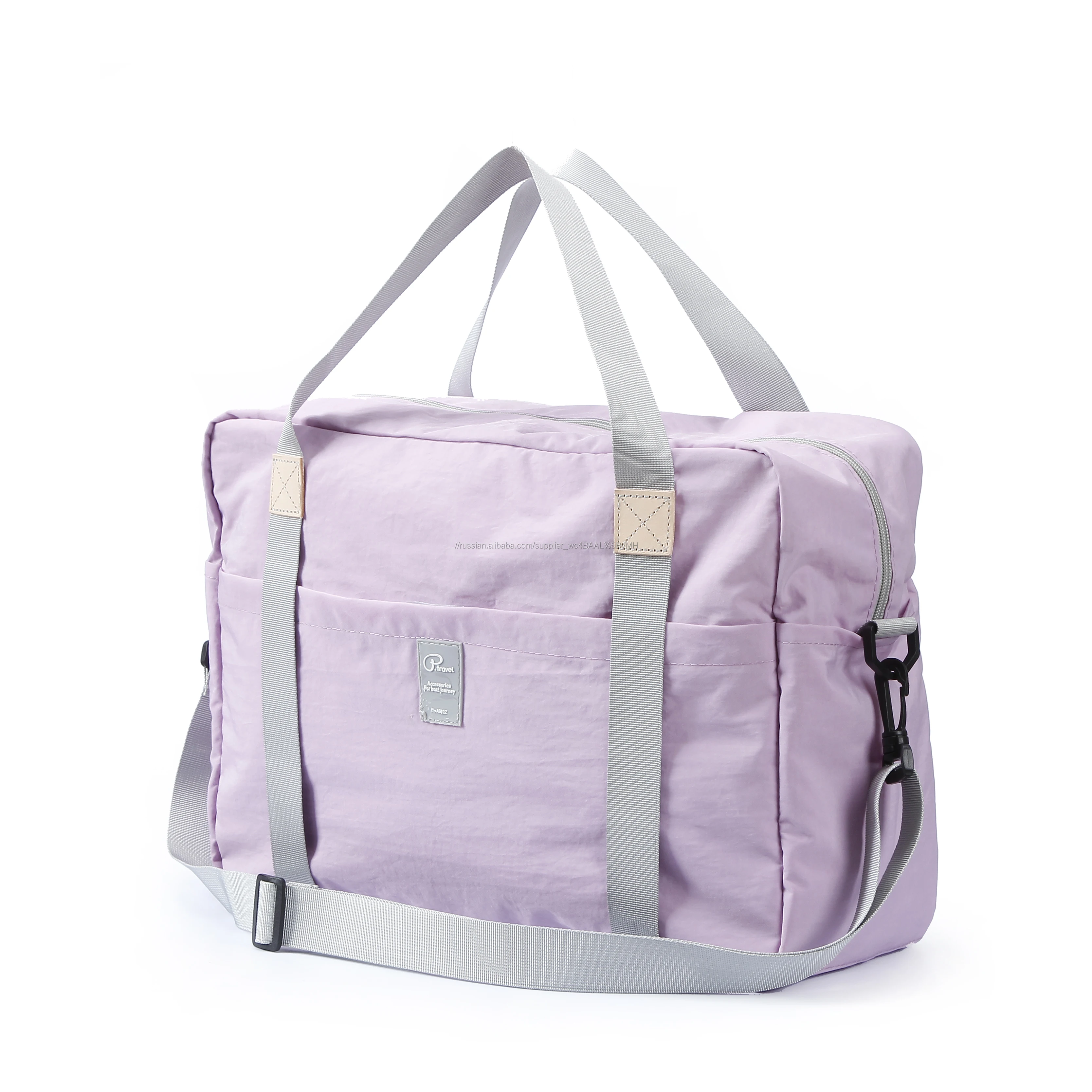 Waterproof gym sports luggage bag travel luggage (Purple/Yellow/Wine/Gray)