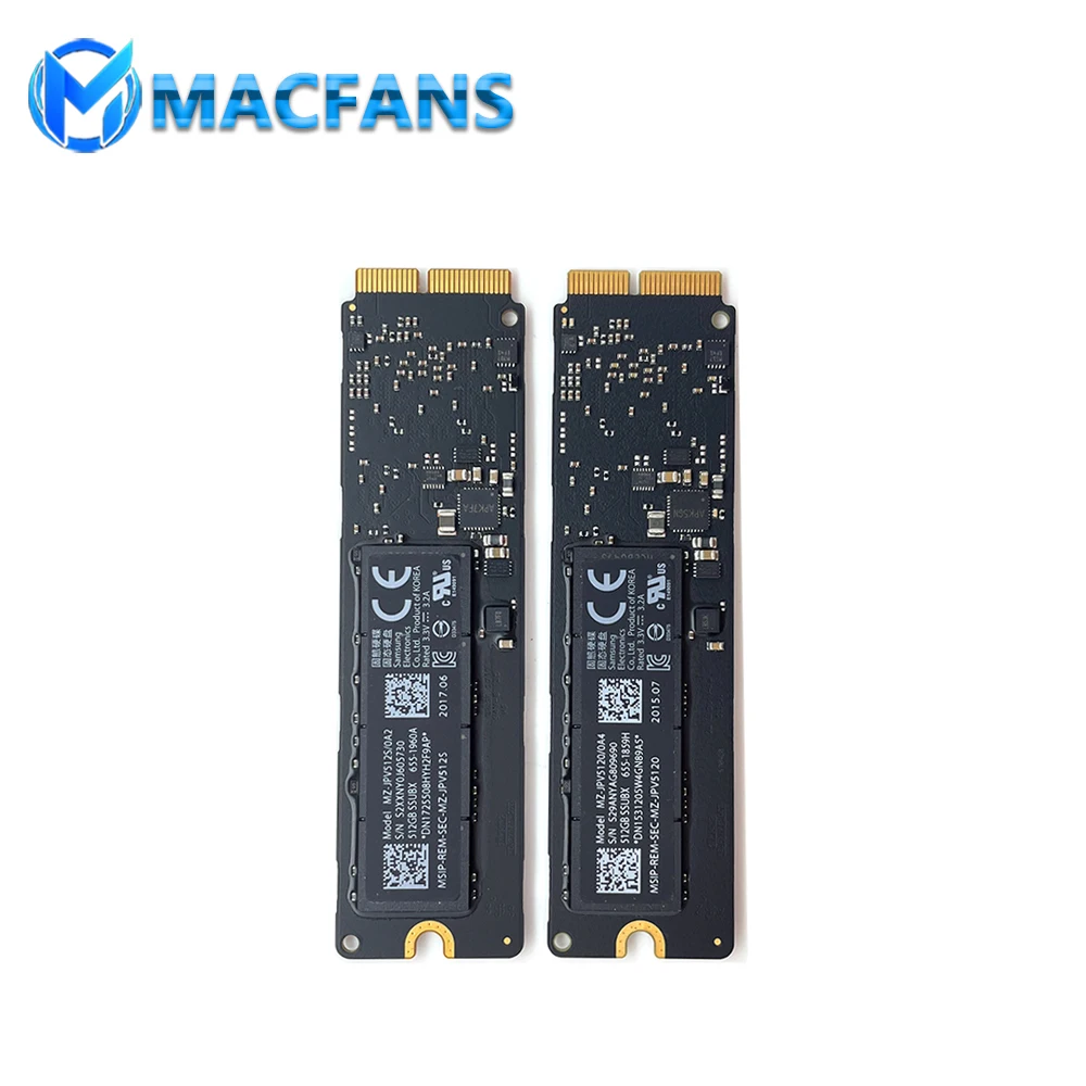 Original A1502 SSD 256GB 2015 for Macbook Air Retina A1465 A1398 A1466 SSD Solid State Drive