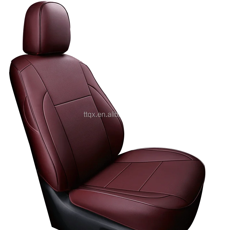 Factory Custom size 7 seats full set leather car seat cover for Toyota Highlander LE, XLE, SE 2008-2025