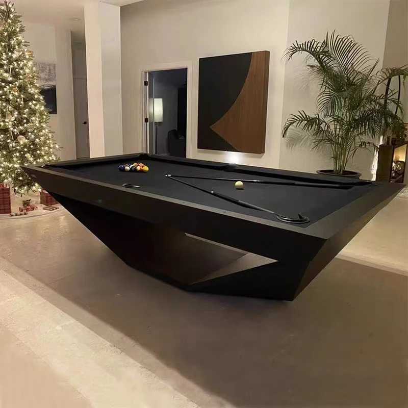 Factory luxury direct hot selling design billiard and pool tables with natural slate solid wood with professional felt