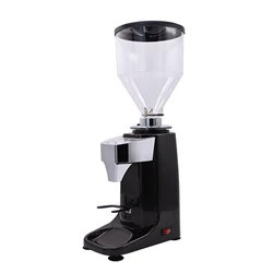 Nibu Espresso Coffee Beans Grinder Commercial Cafe Automatic Grinding Machine Maker Steel Burr Mill Electric Coffee Grinder