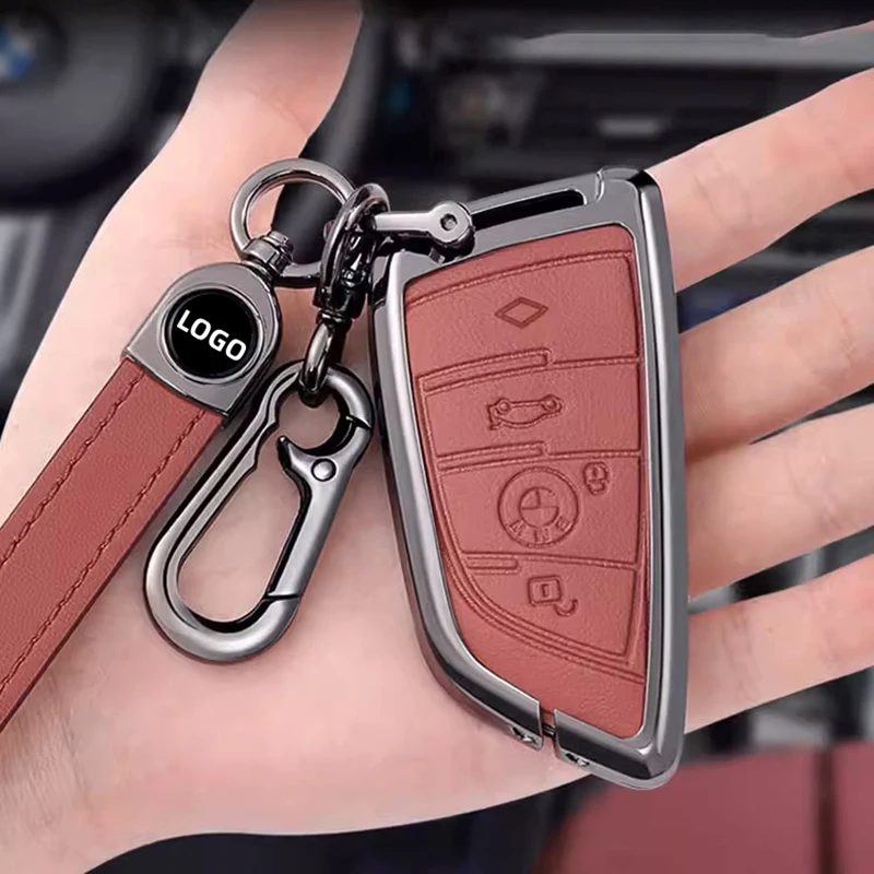 Suitable for BMW car key cover 5 series 3 series x3 x1 x5 x2 x6 530 525 320li 325li 1 2 6 7 series   automobile key fob shell