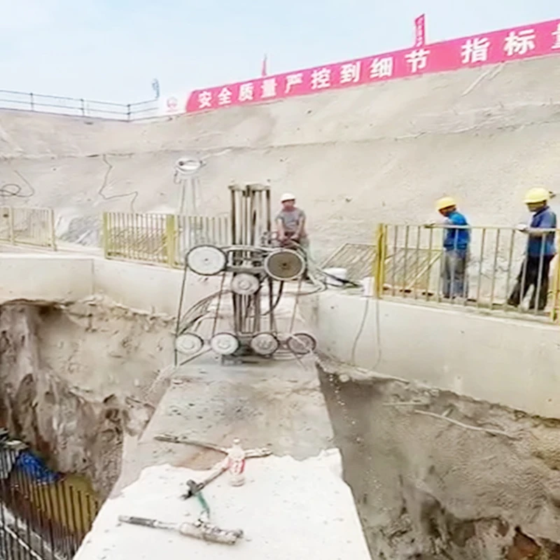 Rated output power 25kw multi wire saw cutting