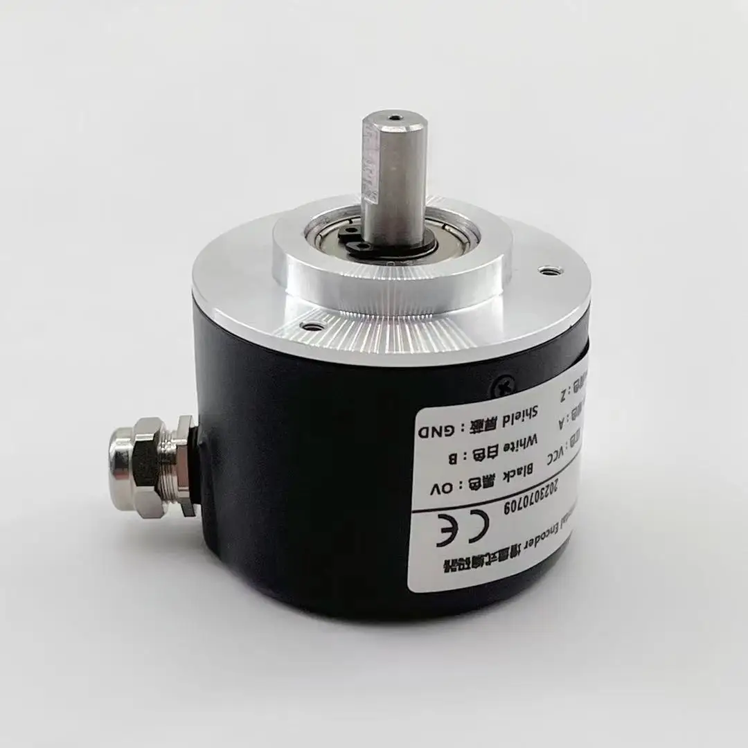 10-20000PPR pulse output 8mm solid shaft incremental encoder