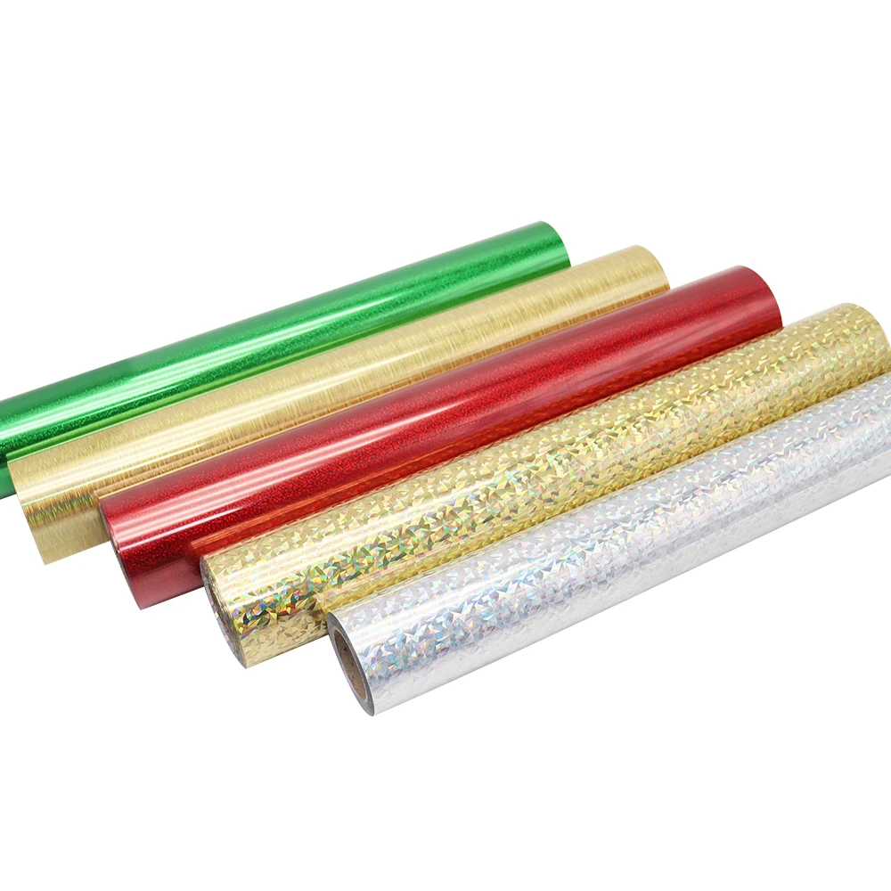 Высококачественный голограммный виниловый термотрансферный материал для футболок, термопленка, текстильная ткань htv cricut