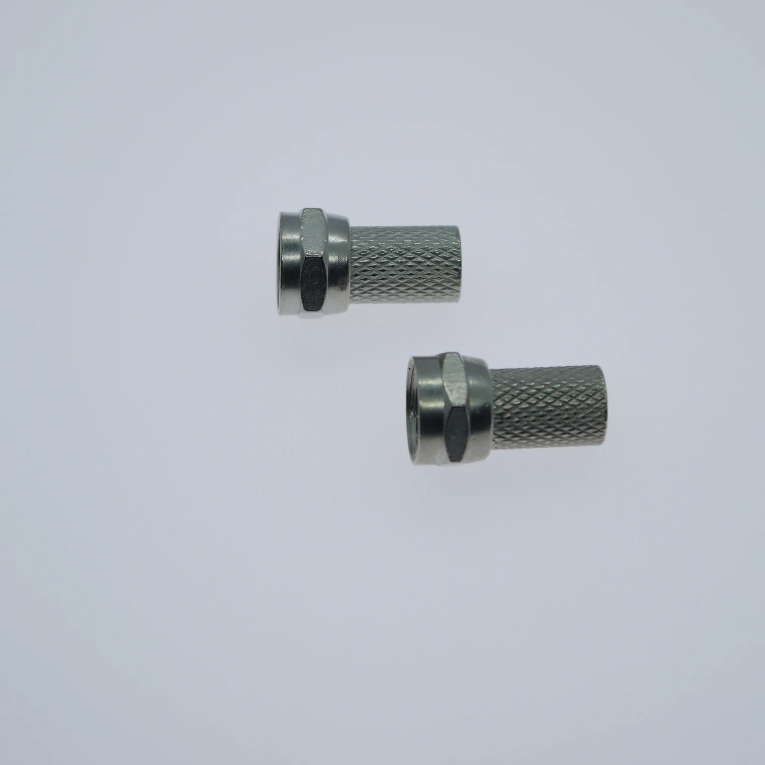 Made In China F Type Male Twist On Metal Rg6 Circular Connectors