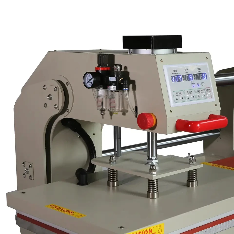 Eco-friendly material t-shirt heat press machine for textile industry pneumatic heat press machine
