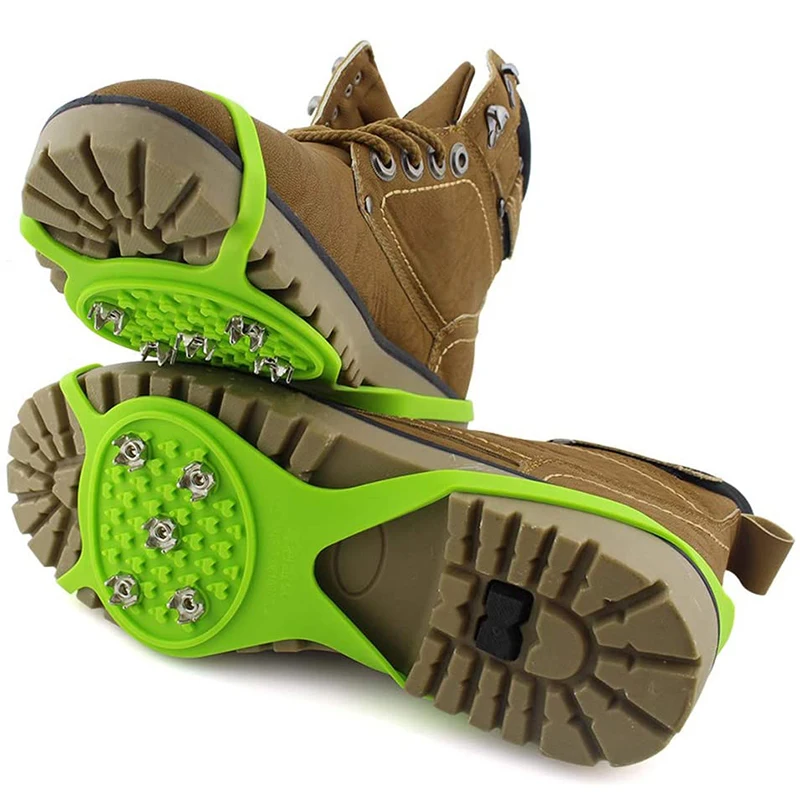 Wholesale Shoe Accessories Anti Slip Silicone Outdoor Ice Snow Crampons Climbing for Shoes