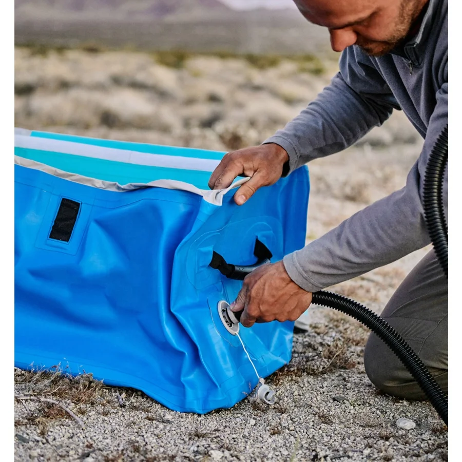 Popular Inflatable Drop Stitch Outdoor Portable Fish Packing Box Ice Insulated Ice Chest Cooler Box