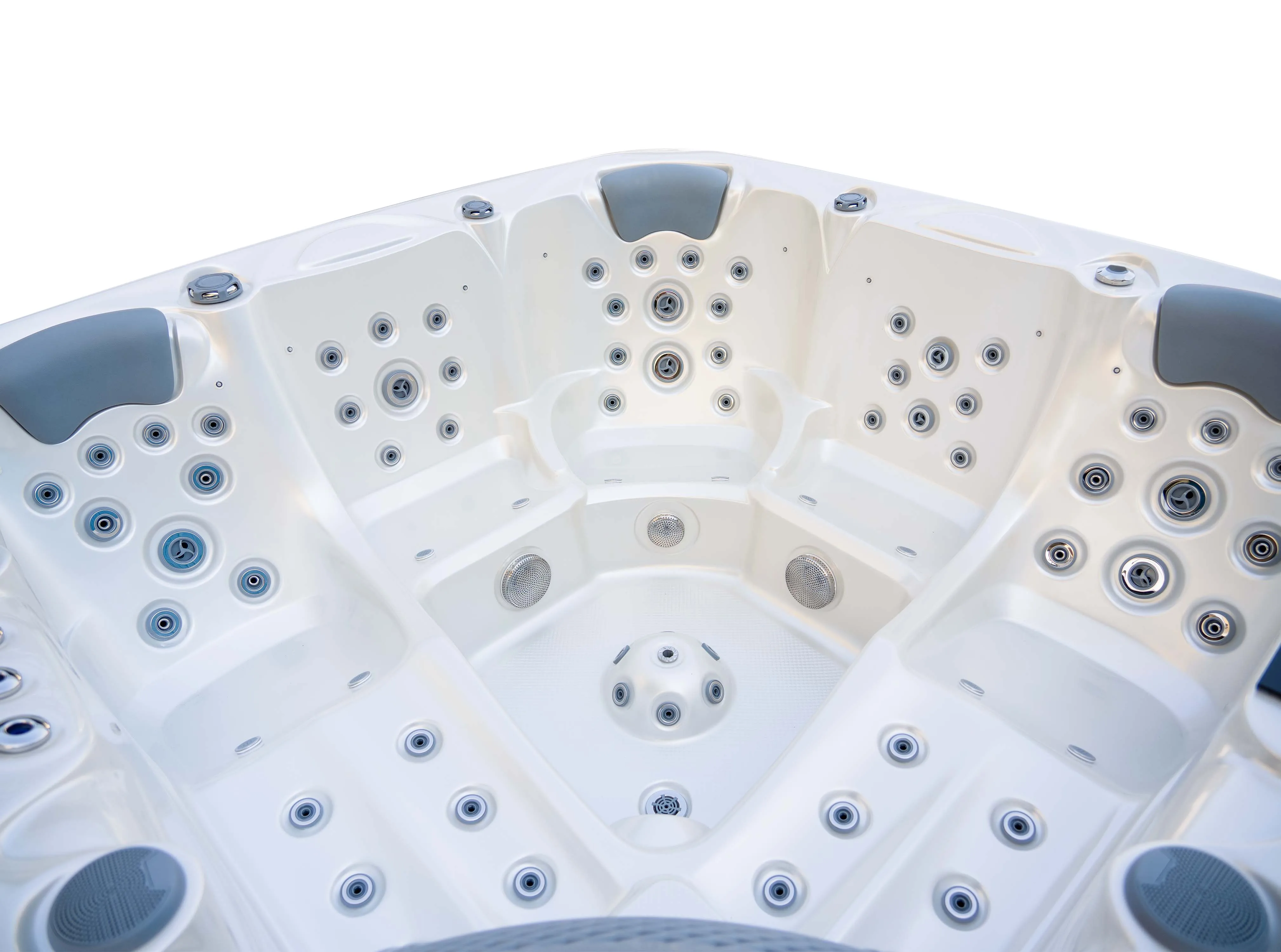 Sexy Massage bathtub 5 Persons freestanding Adult Acrylic hot tub with foot massage