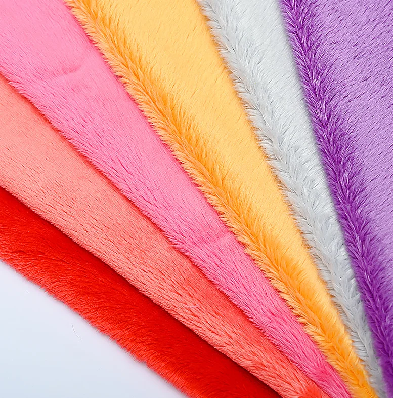 Factory Direct Crystal Super Soft Flannel Polyester Garment Home Fabric Meets U.S. EPA Antimony (Sb) content