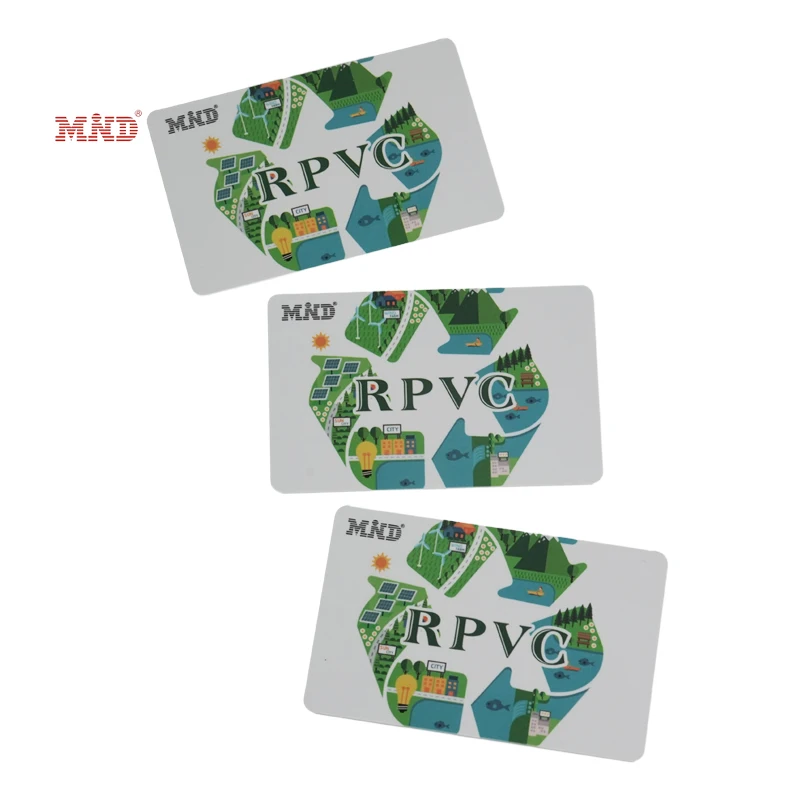Wholesale RFID Card Custom Materials PVC PET PLA RPVC PETG PC Recycled  Card