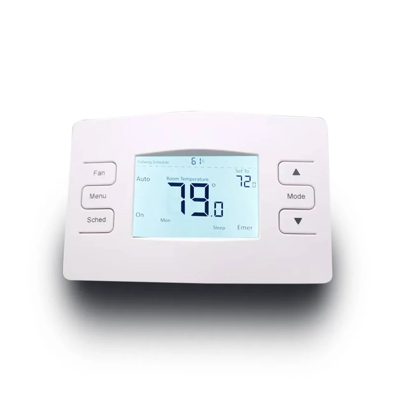 HVAC 24V heat pump thermostat wifi smart remote controller for multistage heat cool changeover AC  Alexa Google Assistant IFTTT