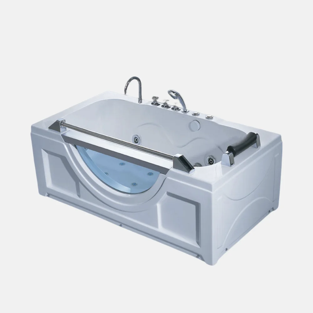 Bathtub Hot Sale Solid Surface Bathtub Indoor Art Design Massage Function Bath Tubs Free Standing Bathtub