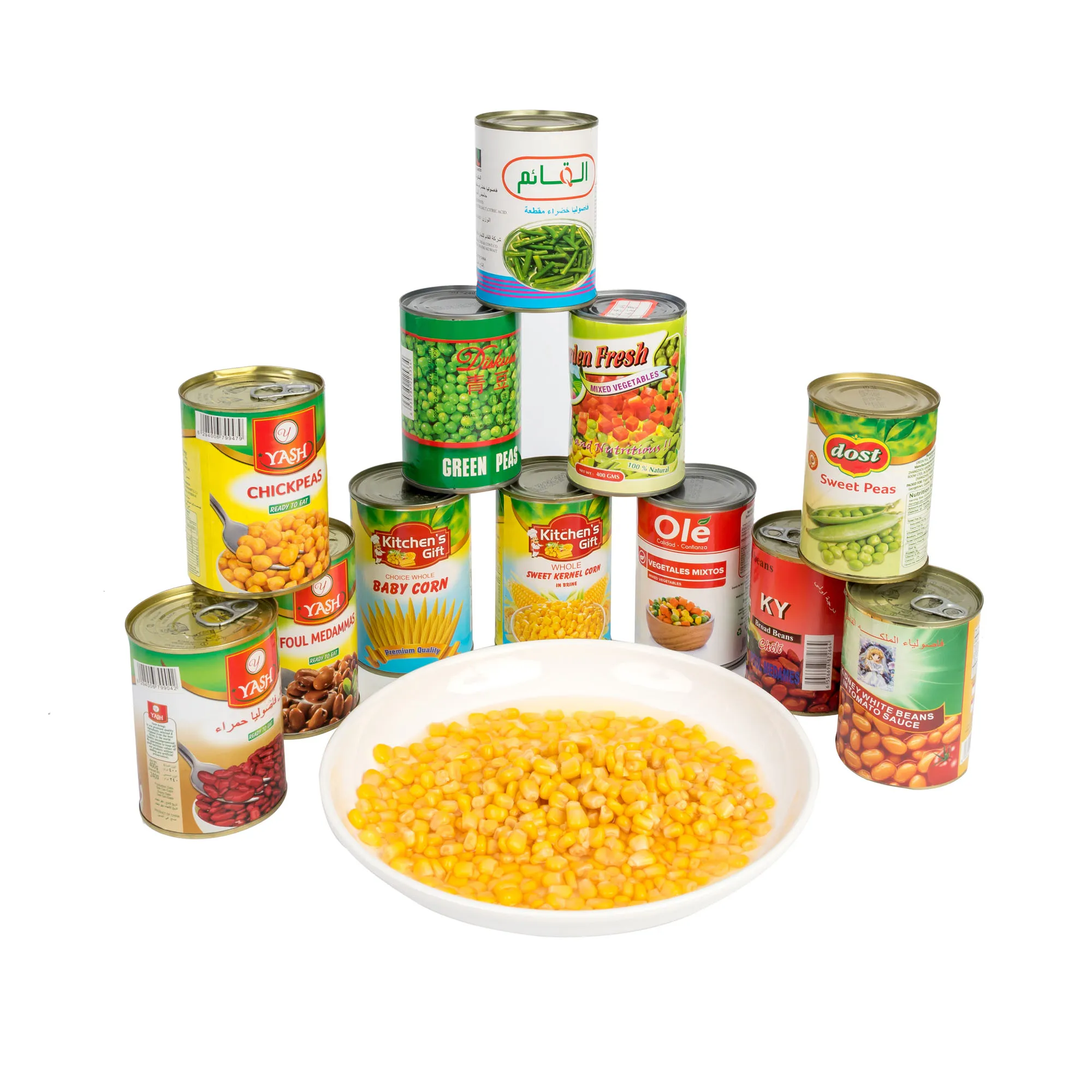 Best Sale Hottest  Canned Food Sweets Corn Fresh Sweet Corn Cans 184g