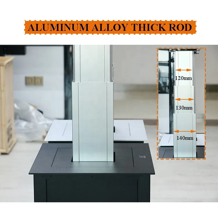 JGST high performance Hidden Desk retractable Projector Mount Camera Lift motorised ceiling projector mount for Meeting Room