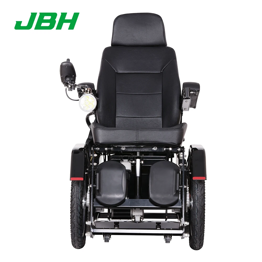 JBH Medical Device 120KG Loading Capacity  Recliner Power Wheelchair With Bed for Elderly and Handicapped Homecare