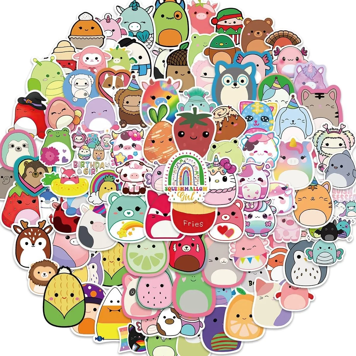 Removable Vinyl Waterproof Printing Luggage Skateboard Bicycle Laptop Decal Custom Die Cut Stickers