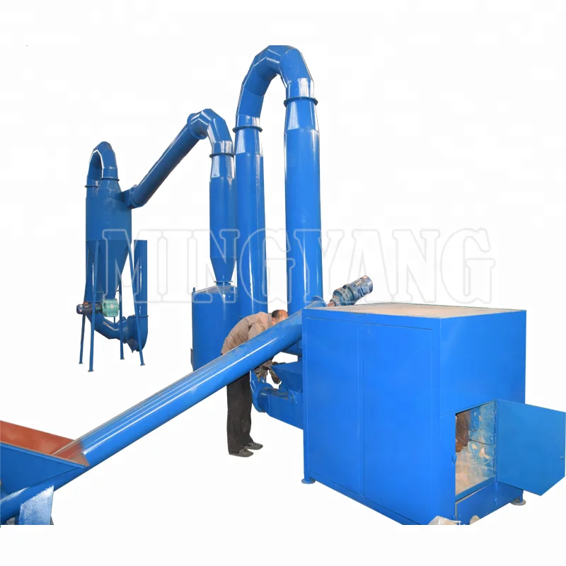 Airflow Dryer in Sawdust Pellets Making Line Wood Pellet Drying Process