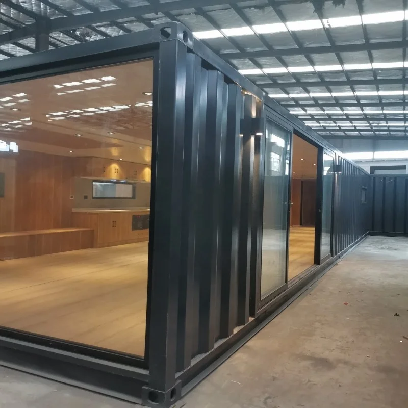 China cheap easy assemble 80m2 kitchen interior design modular 3 bedroom shipping container house luxury prefab homes