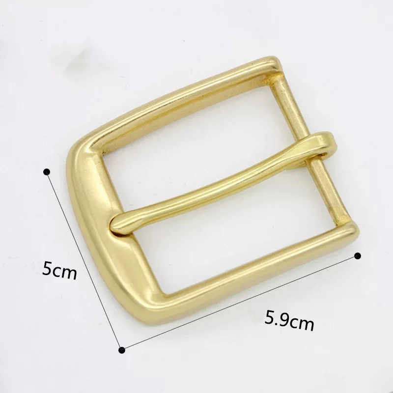 Цельная латунная пряжка, латунная пряжка для ремня 30 мм 32 мм 35 мм 38 мм 40 мм