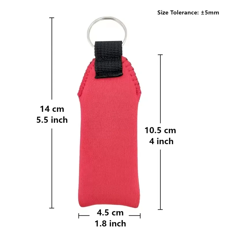 Factory Custom Logo Neoprene Floating Keychain Waterproof Buoyant Foam Floating Key Ring for Boating Swimming Surfing Sailing