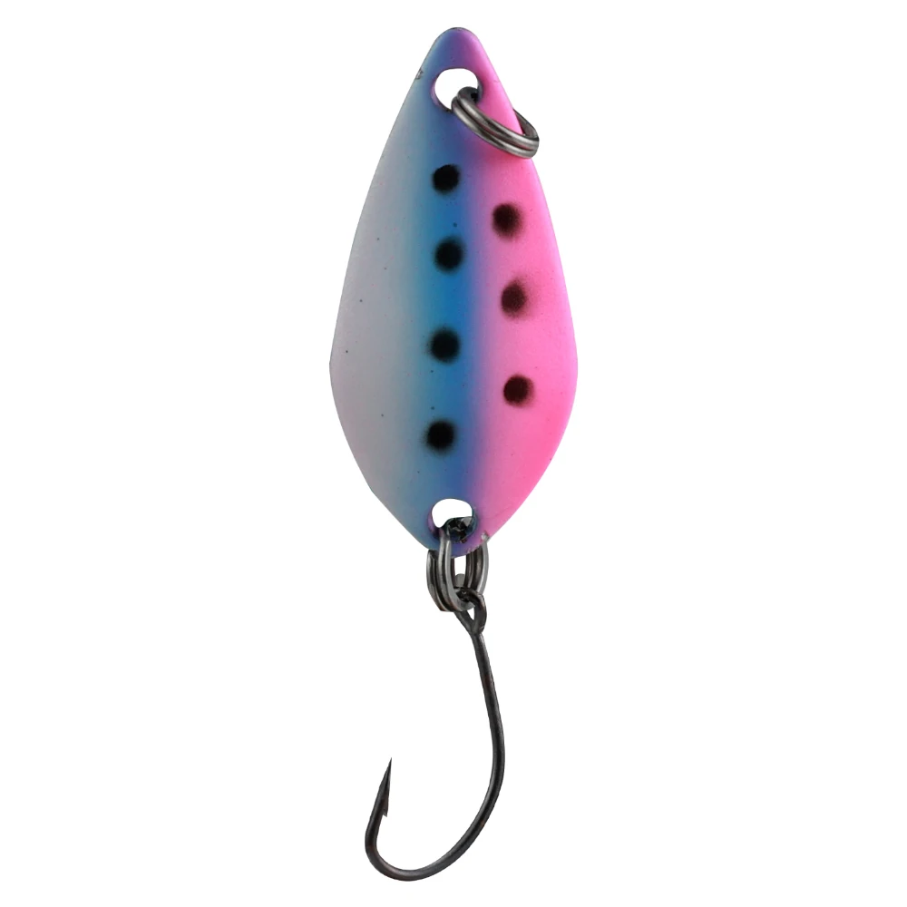 10pcs/box metal bait 2.5g/3.5g/5.5g  trout lure fishing spoons bulk fishing spoon