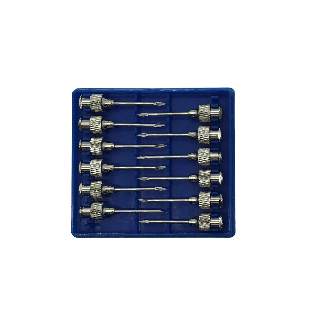 CETTIA KD405 12 pack veterinary medical hypodermic brass luer lock stainless steel pipe needles