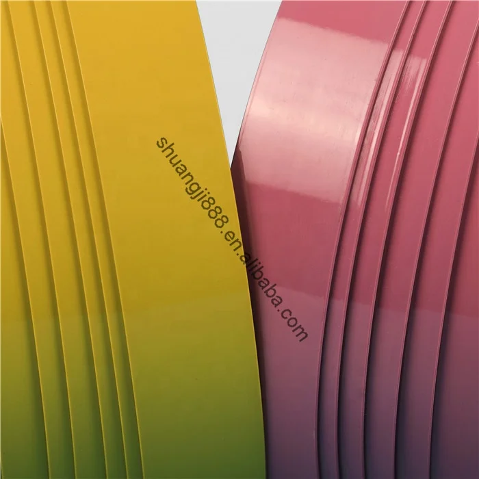 the 2022 new style High gloss colorful 18mm pvc edge banding from China