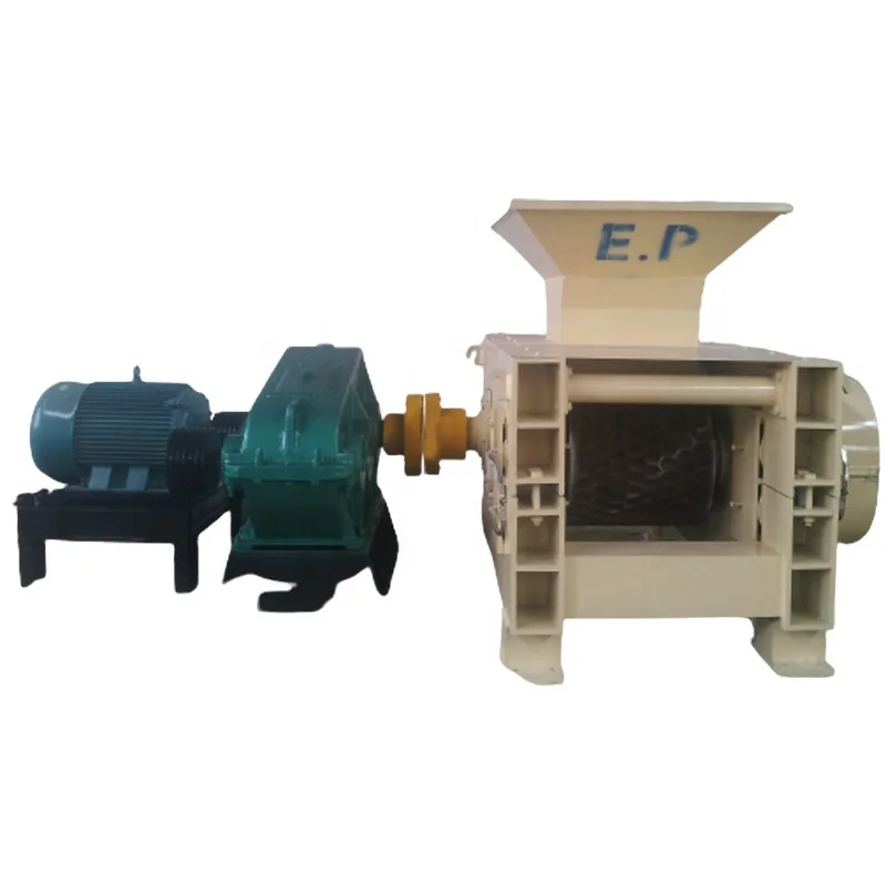 Pillow Shape Mini Hydraulic Roll Ball Press Making Maker Plant Price Bbq Charcoal Powder Coke Dust Bio Coal Briquette Machine