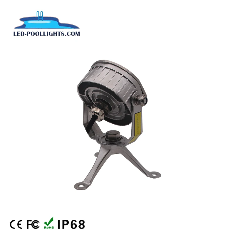 Professional Underwater spot light High power Stainless Steel 316 IP68 Waterproof 6W LED Underwater light