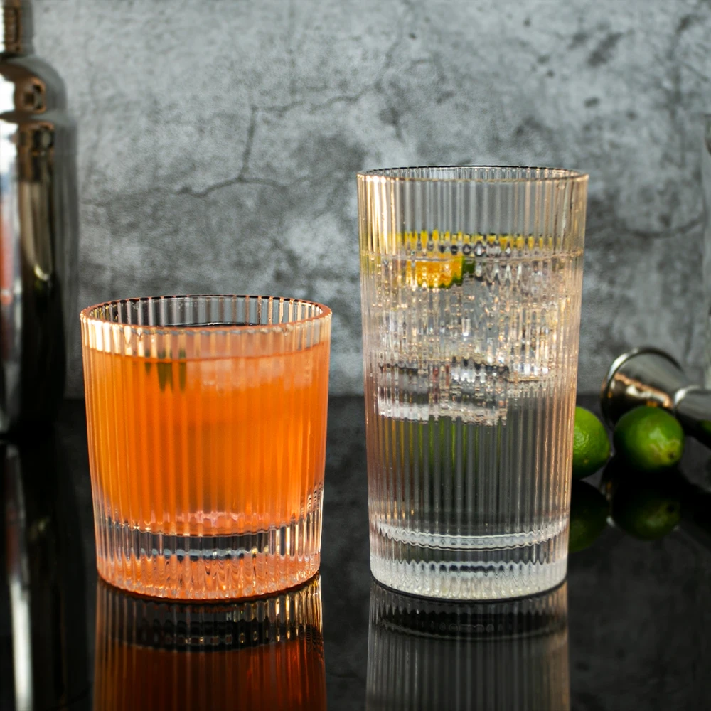 Novare 400ml Hot-selling Lead-free Crystal Drinking Glasses Highball Glass