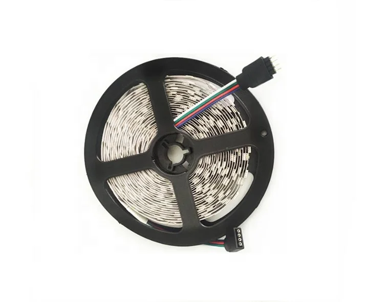 
5050 60leds 12V remote Control Option Ultra Thin Multicolor Flexible Led Strip Light RGB Led Strip 